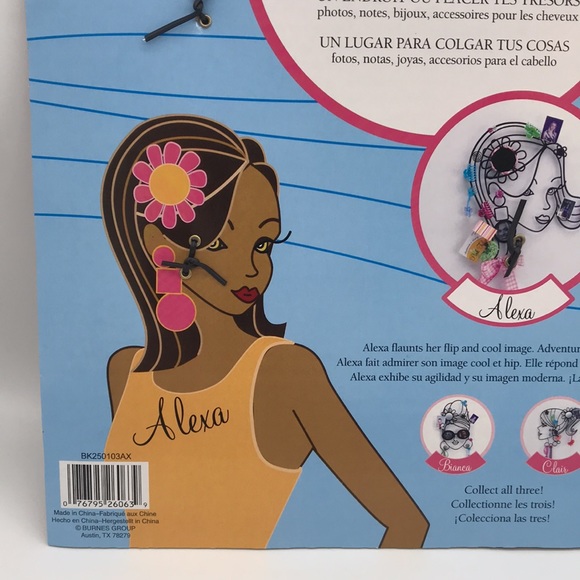 Vintage Alexa Flip Wire Wall Frame Sculpture “Glamour Girls” Purchased 1998 - Picture 8 of 8